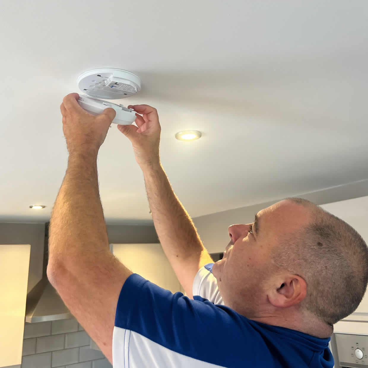 Smoke alarm installation service in Wigston